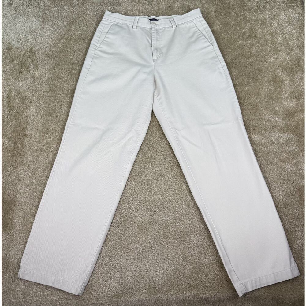 Vintage Dockers High Rise Trouser Pants Size 10 Petite Beige B349